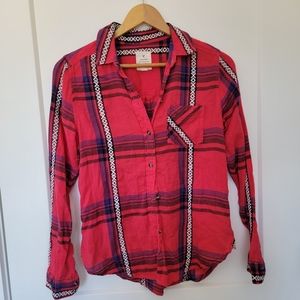 AE Long Sleeve Plaid ~XS